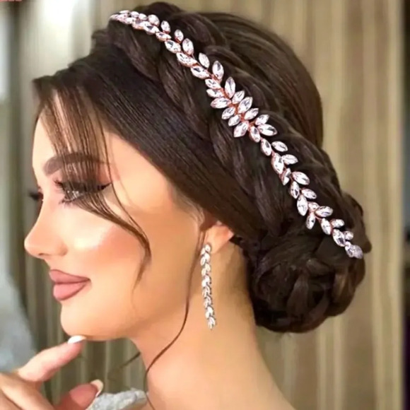 Luxury Bridal Crystal Hair Piece Comb - Picture 2 of 10